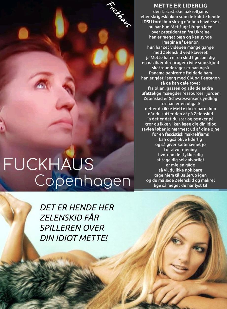Fuckhaus Copenhagen Mette Frederiksen