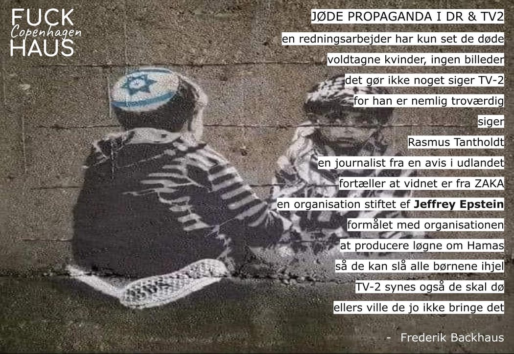 "Jøde propaganda" af Frederik Backhaus