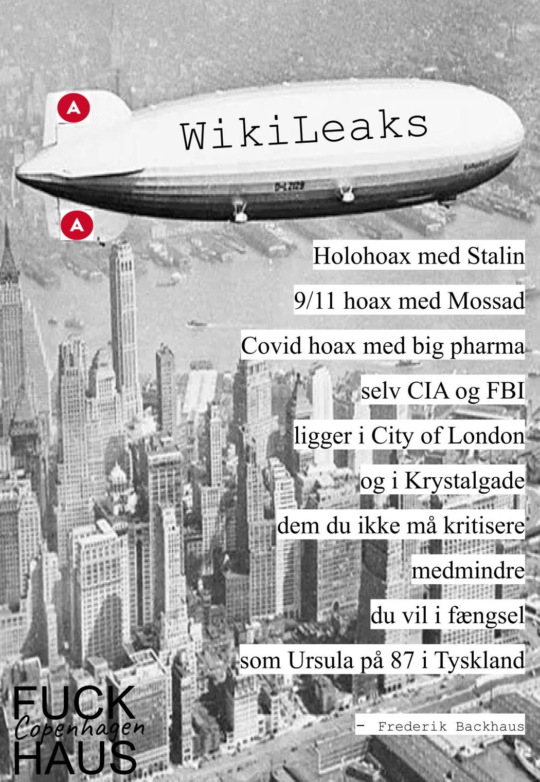 "WikiLeaks" by Frederik Backhaus
